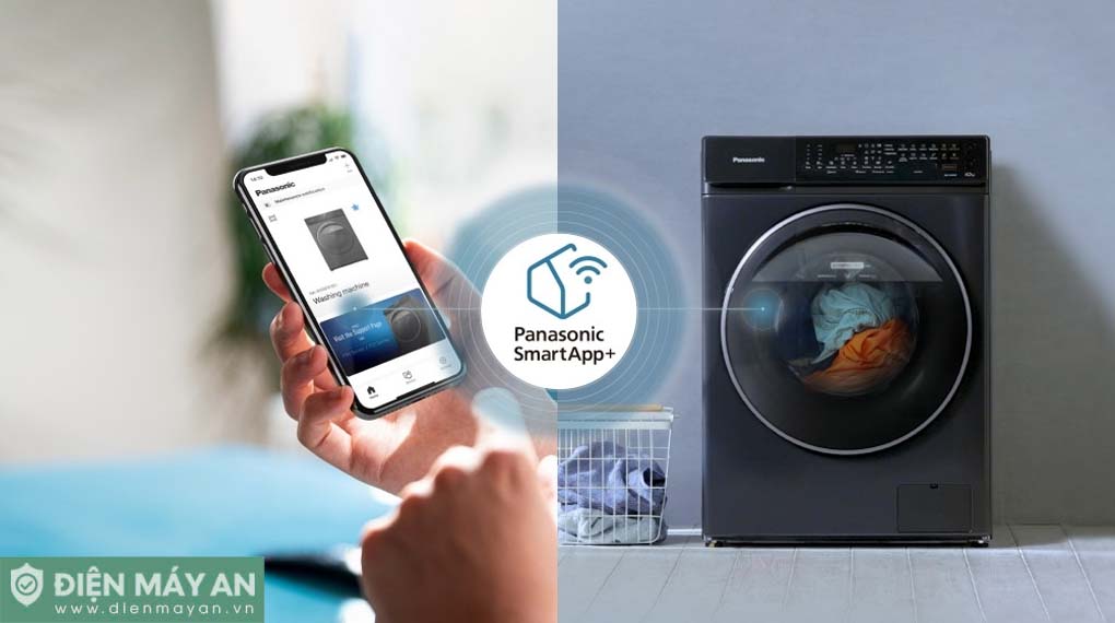 Máy Giặt Sấy Panasonic Inverter giặt 10kg sấy 6kg NA-S106FR1BV